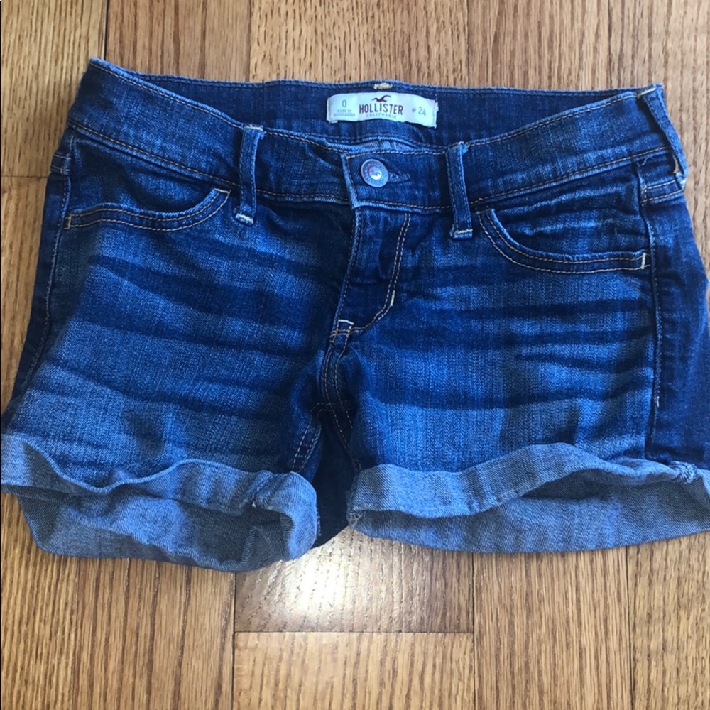 Denim shorts